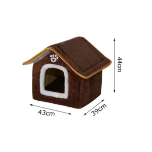 Cat Bed for Indoor Cats, Pet Bed Self Warming Kitten Beds Furniture