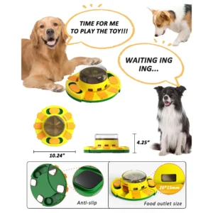 Interactive Puzzle Toy for Dogs Enrichment Pet Slow Feeder Dispenser